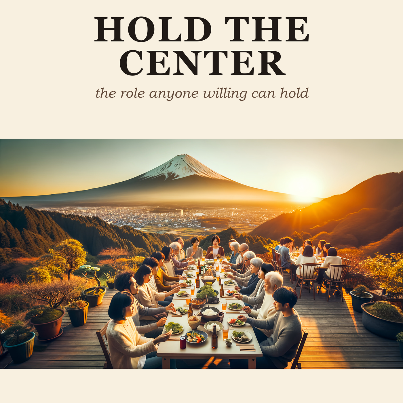 Hold the Center cover