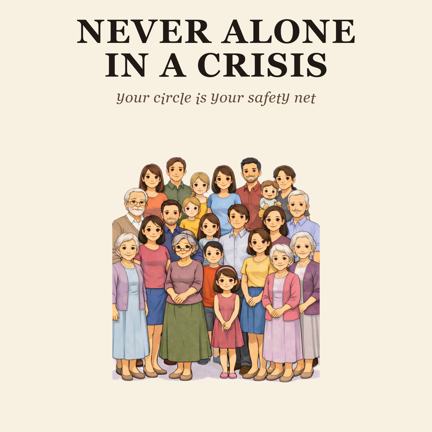 Never Alone in a Crisis cover